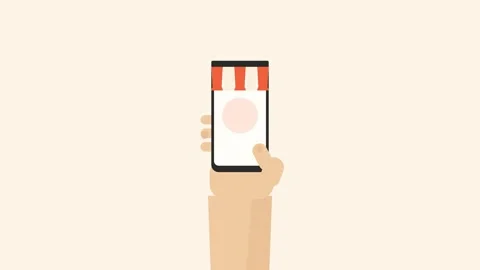 Mobile Shopping Видео 342480624