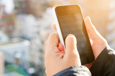 Mobile smart phone Stock Photos