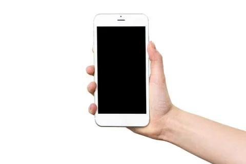Mobile smart phone template Stock Photos