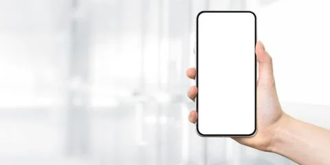 Mobile smart phone template Foto stock