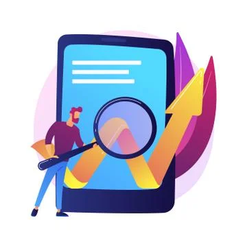 Mobile software optimization vector concept metaphor. Stock Illustration