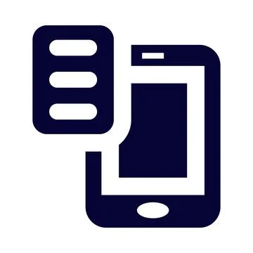 Mobile software update icon Illustrazione stock