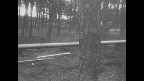Mobile Soviet oil pipilines Stock Footage 103381832