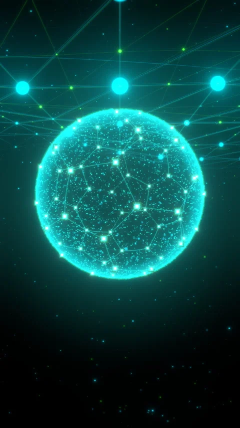 Mobile Sports Data Visualization: Ceiling Grid with High-Speed Analytical. 스톡 동영상 335410310