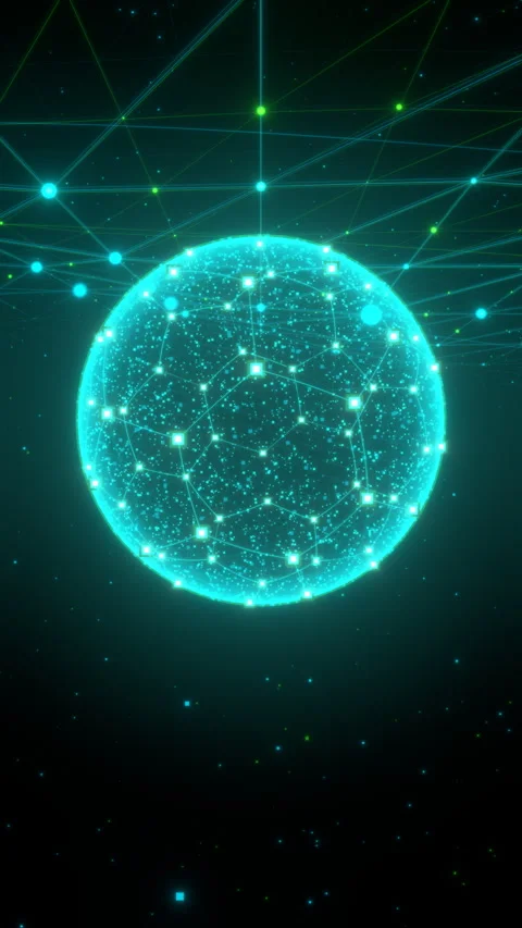 Mobile Sports Data Visualization: Ceiling Grid with Synchronized Reverse Motion. Stock-Footage 335410979