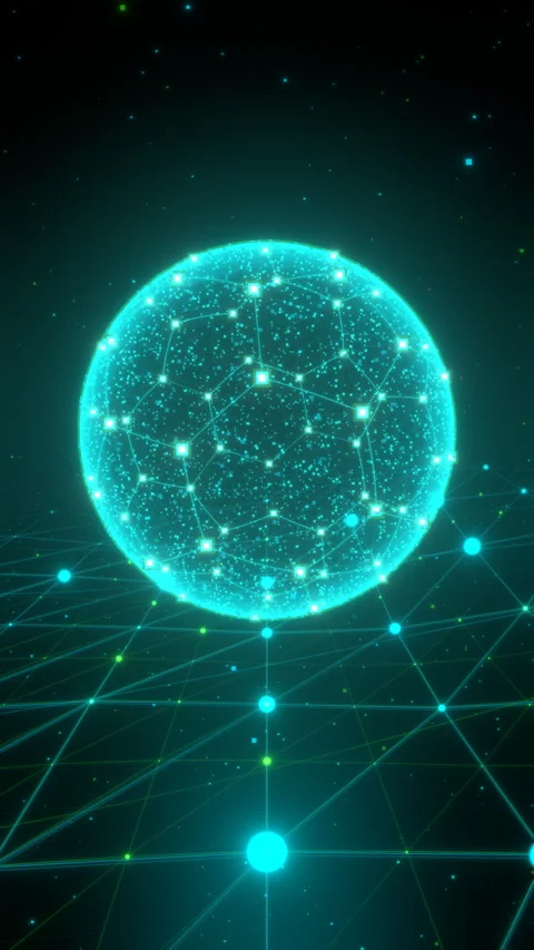 Mobile Sports Data Visualization: Floor Grid with Synchronized Reverse Motion. Stock Footage 335411802