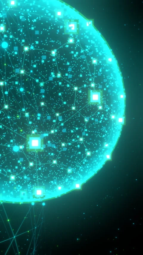 Mobile Sports Data Visualization: Wall Left Grid with Close-Up Detail with Left. Stock-Footage 335410167