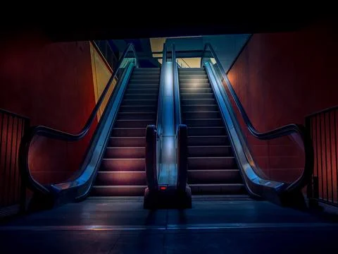 Mobile stairs Stock Photos