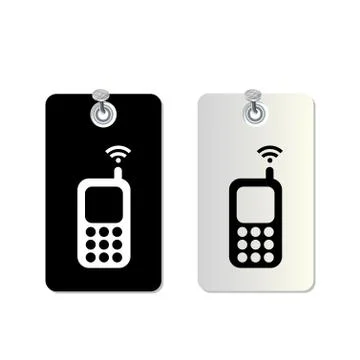 Mobile symbol set Stock Illustration