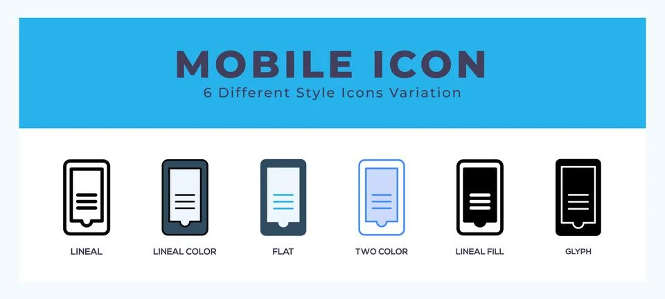 Mobile symbol. vector icon symbol. logo illustration. vector graphics 库存插图