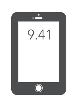 Mobile, tablet, electronic gadget symbol icon Ilustración de archivo