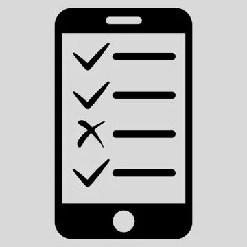Mobile Tasks Icon from Commerce Set イラスト素材