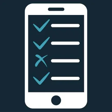 Mobile Tasks Icon from Commerce Set イラスト素材