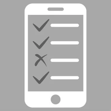 Mobile Tasks Icon from Commerce Set 스톡 일러스트