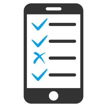 Mobile Tasks Icon from Commerce Set 스톡 일러스트