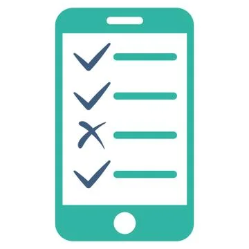 Mobile Tasks Icon from Commerce Set イラスト素材