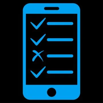 Mobile Tasks Icon from Commerce Set イラスト素材