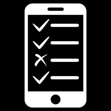 Mobile Tasks Icon from Commerce Set イラスト素材