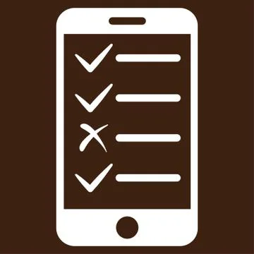 Mobile Tasks Icon from Commerce Set 스톡 일러스트