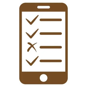 Mobile Tasks Icon from Commerce Set 스톡 일러스트