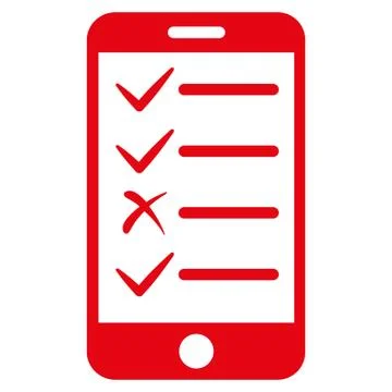 Mobile Tasks Icon from Commerce Set イラスト素材