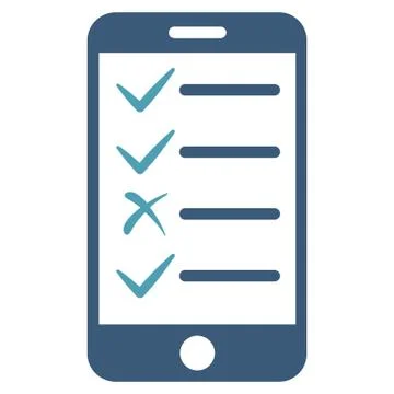 Mobile Tasks Icon from Commerce Set イラスト素材