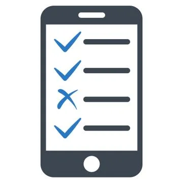 Mobile Tasks Icon from Commerce Set イラスト素材