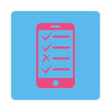 Mobile Tasks Icon 스톡 일러스트
