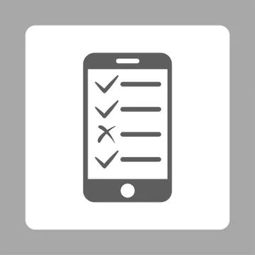 Mobile Tasks Icon 스톡 일러스트