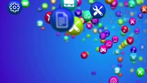 Mobile technology concept. Stock Footage 73739381