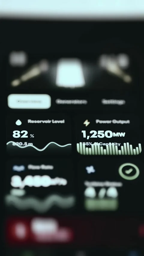 Mobile Technology Control Interface Mobile Industrial Control Stock Footage 339608497
