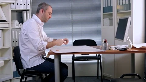 Mobile Technology Helps the Architect Stock Footage 70240405