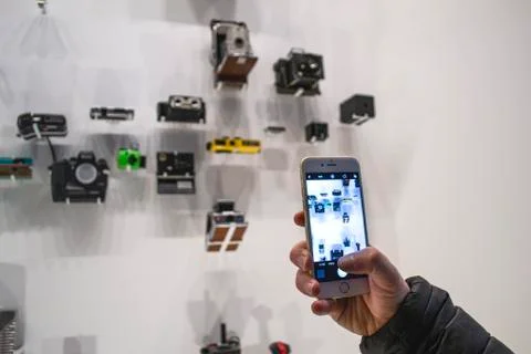 Mobile Technology High Tech Concept. Stock Photos