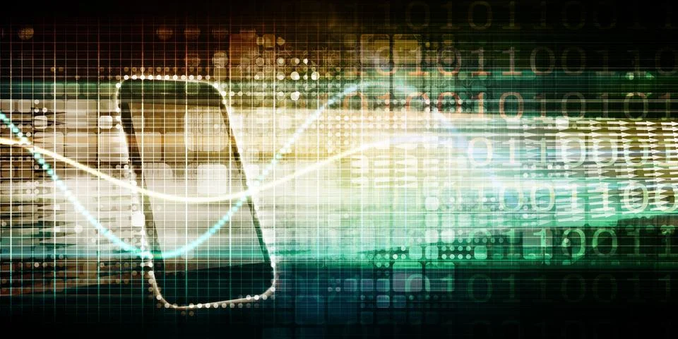 Mobile Technology Stock Illustration