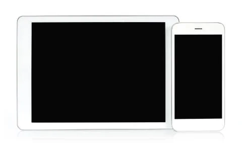 Mobile technology template Stock Photos