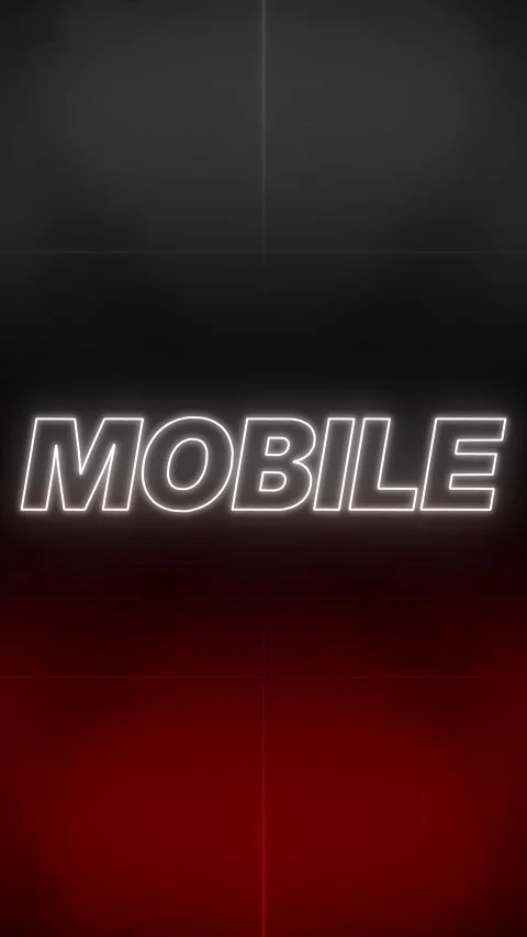 Mobile Text 80s Style  Retro Aesthetic Background vertical Stock Footage 326438939