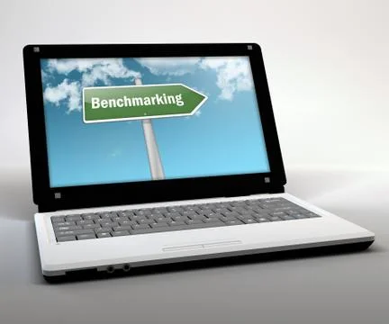 Mobile thin client "benchmarking" Stock Illustration