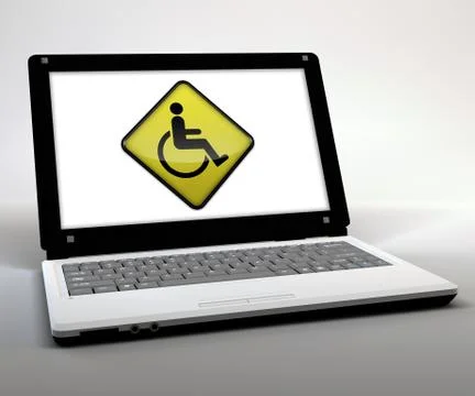 Mobile thin client "computer accessibility" Stock Illustration