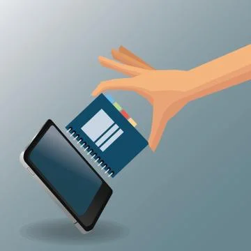 Mobile tools design  , vector illustration Stock Illustration