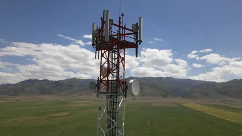 Mobile tower Video stock 246980852