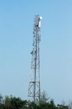 Mobile tower Stock Photos