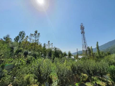 Mobile tower Stock Photos