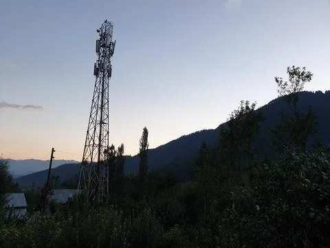 Mobile tower Stock Photos