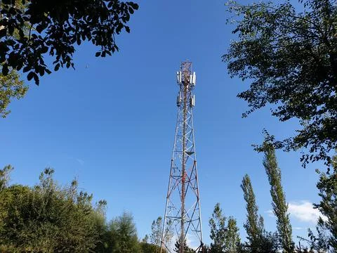 Mobile tower Stock Photos