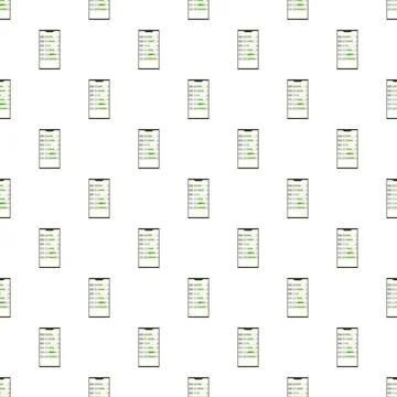 Mobile ui screen pattern seamless background design Stock Illustration