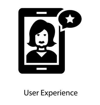 Mobile User Reviews Stock Illustration