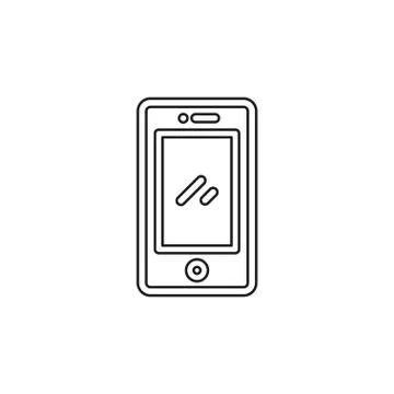 Mobile vector icon Stock Illustration
