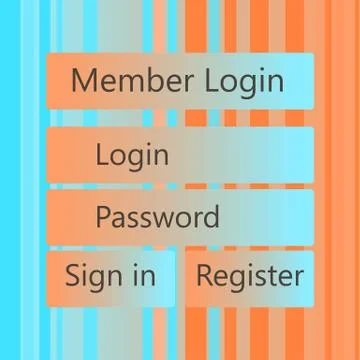 Mobile vector Universal UI Kit form interface for mobile user interface. leopard Illustrazione stock