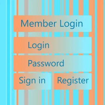 Mobile vector Universal UI Kit form interface for mobile user interface. leopard Stockillustratie