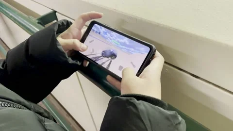 Mobile Video Game Video stock 221288958